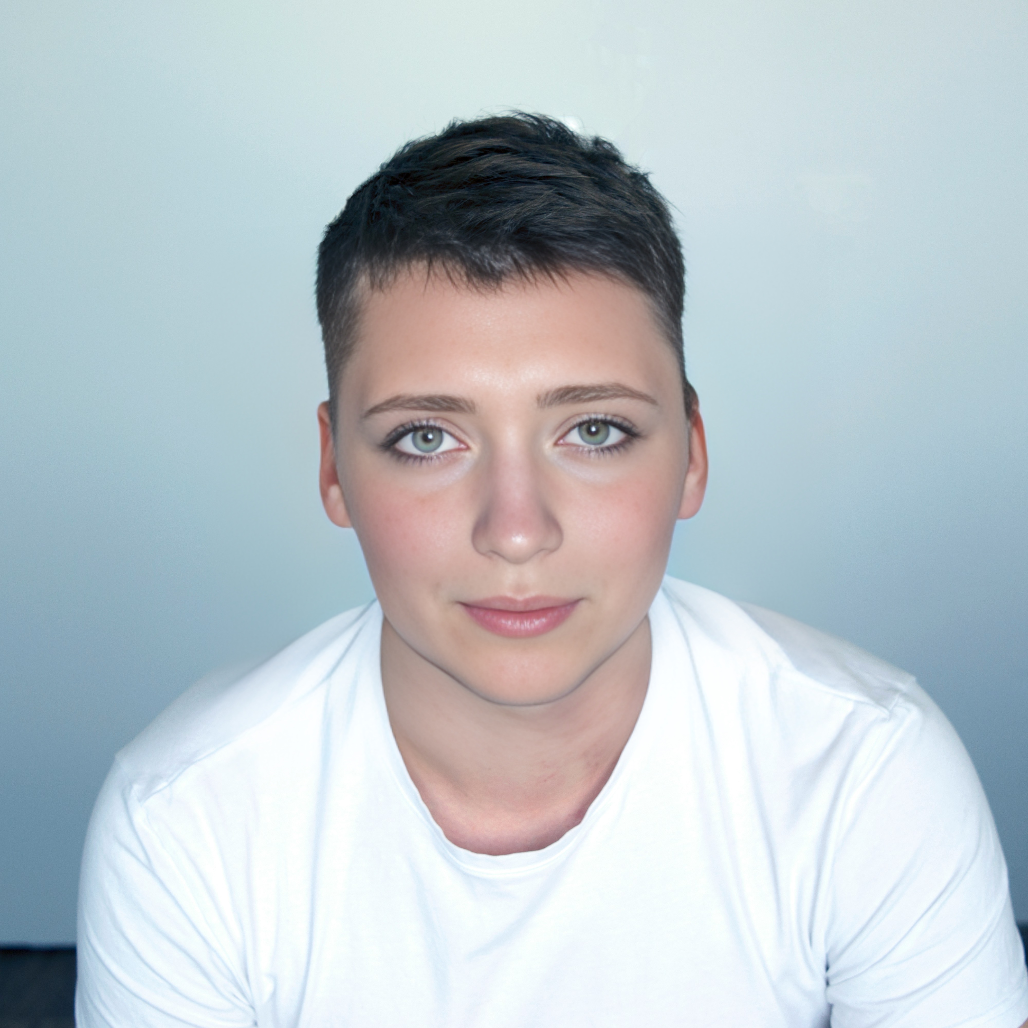 Portrait photo after a face swap